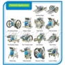 کیت 14 در 1 روبات خورشیدی